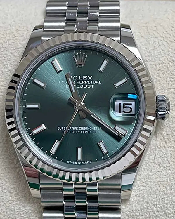 2023 Rolex Datejust 31MM Green Dial Jubilee Bracelet (278274)