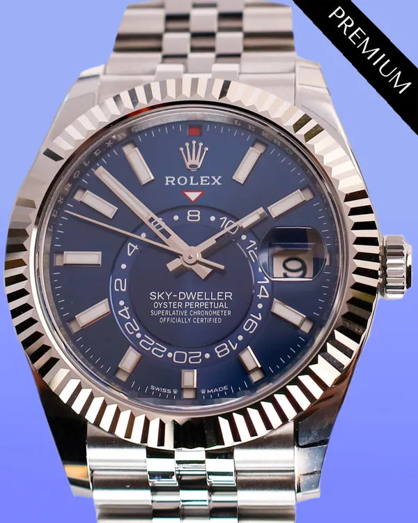 2025 Rolex Sky-Dweller 42MM Blue Dial Jubilee Bracelet (336934)