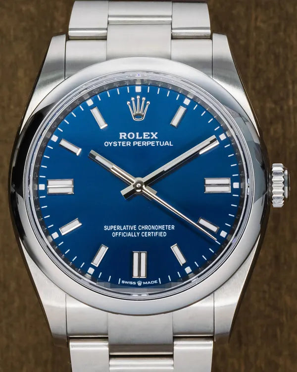 2024 Rolex Oyster Perpetual 36MM Blue Dial Oyster Bracelet (126000)