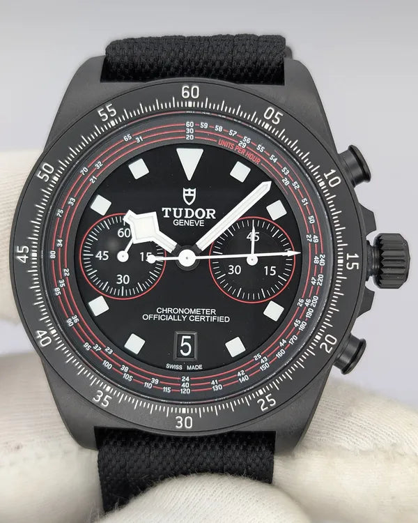 2024 Tudor Pelagos FXD Chrono "Cycling Edition" 43MM Black Dial Textile Strap (25827KN)