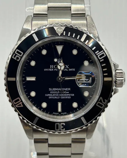Rolex Submariner Date 40MM Black Dial Oyster Bracelet (16610)