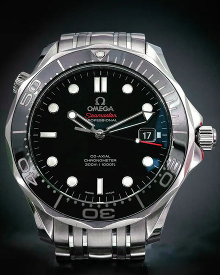 Omega Seamaster Diver 300M 41MM Black Dial Steel Bracelet (212.30.41.20.01.003)