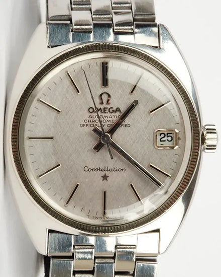 Omega Constellation 35MM Silver Dial Steel Bracelet (168017)