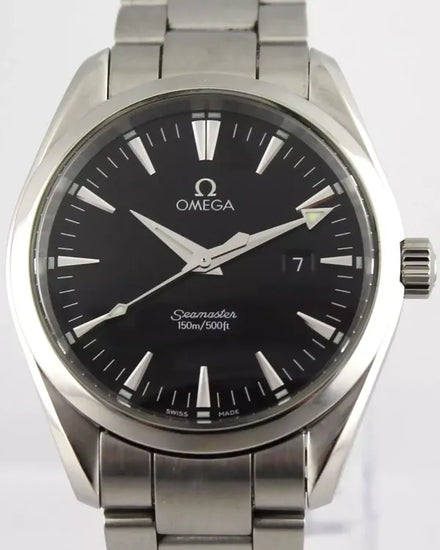 Omega Seamaster Aqua Terra 39.2MM Quartz Black Dial Steel Bracelet (2517.50.00)