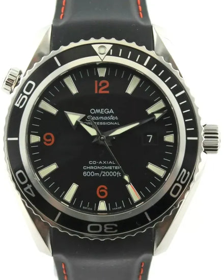 Omega Seamaster Planet Ocean 45.5MM Black Dial Rubber Strap (2900.51.82)