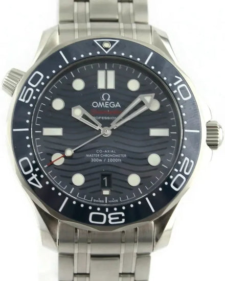 2018 Omega Seamaster Diver 300M 42MM Blue Dial Steel Bracelet (210.30.42.20.03.001)