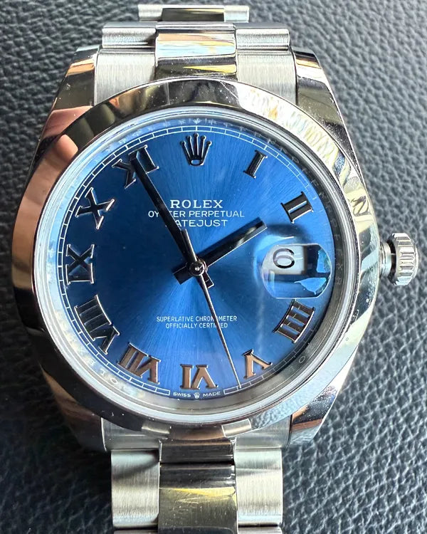 2024 Rolex Datejust 41MM Blue Dial Oyster Bracelet (126300)