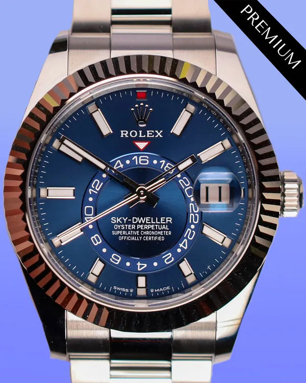 2025 Rolex Sky-Dweller 42MM Blue Dial Oyster Bracelet (336934)