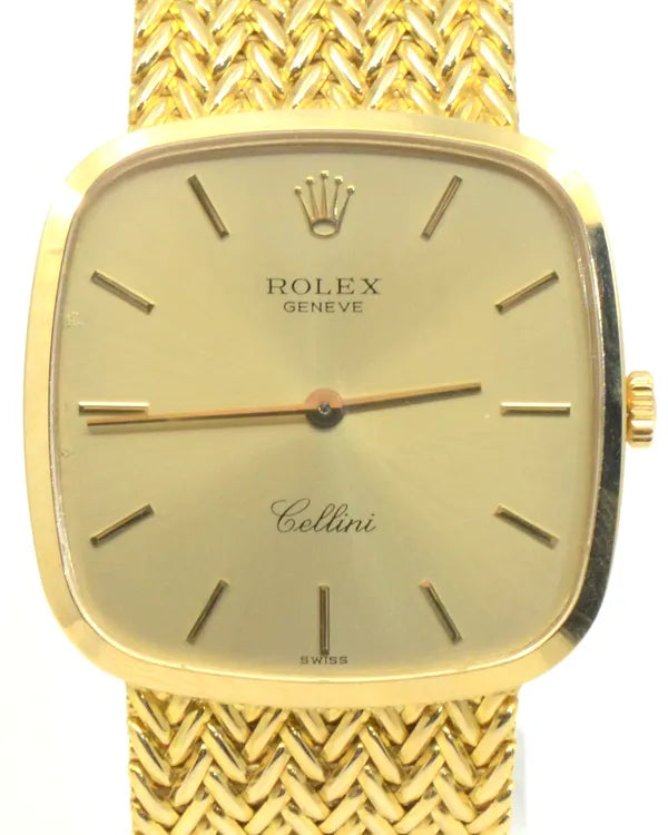 Rolex Cellini 30MM Champagne Dial Yellow Gold Bracelet (4311)