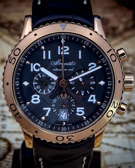 Breguet Type XXI Flyback 42MM Brown Dial Leather Strap (3810BR/92/9ZU)