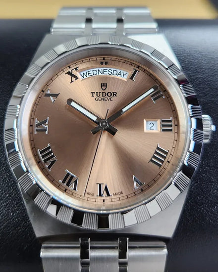 No Reserve - 2025 Tudor Royal 41MM Salmon Dial Steel Bracelet (28600)