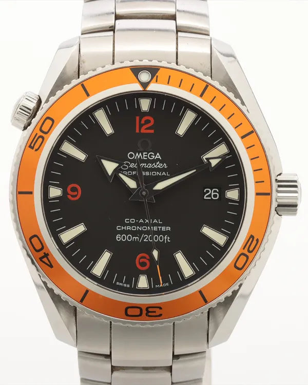 2011 Omega Seamaster Planet Ocean 42MM Black Dial Steel Bracelet (2209.50.00)