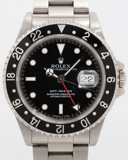 1997 Rolex GMT-Master 40MM Black Dial Oyster Bracelet (16700)