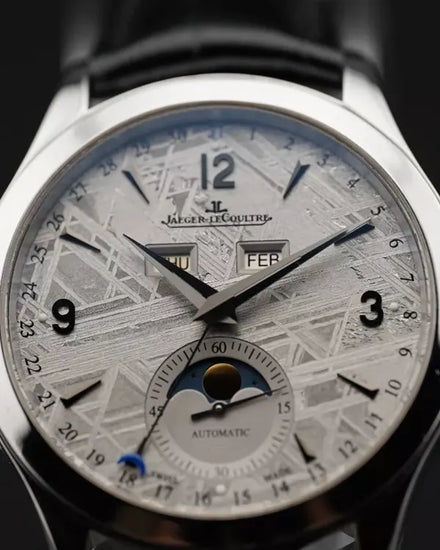 Jaeger-LeCoultre Master Calendar 39MM Meteorite Dial Leather Strap (Q1558421)