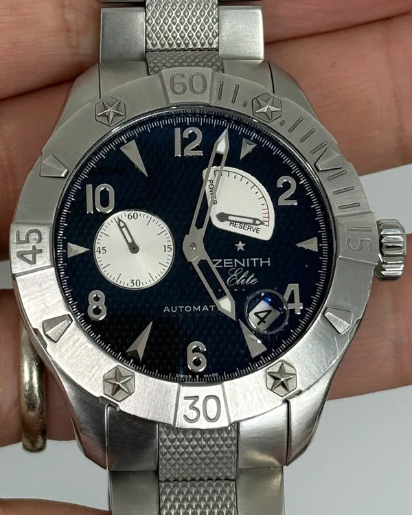 2009 Zenith Defy Classic 43MM Black Dial Steel Bracelet (030516685)