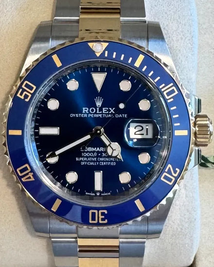 2025 Rolex Submariner Date "Bluesy" 41MM Blue Dial Two-Tone Oyster Bracelet (126613LB)