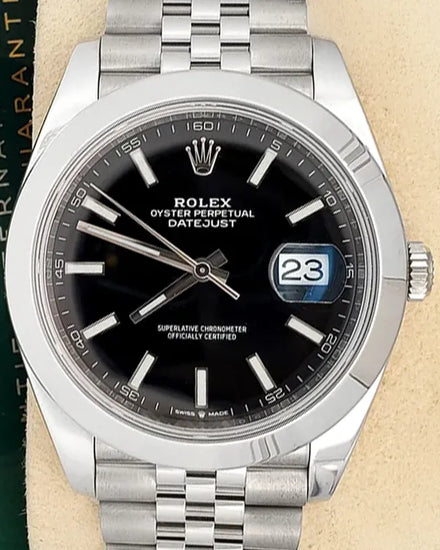 2020 Rolex Datejust 41MM Black Dial Jubilee Bracelet (126300)