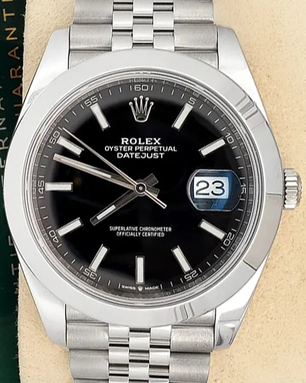 2020 Rolex Datejust 41MM Black Dial Jubilee Bracelet (126300)