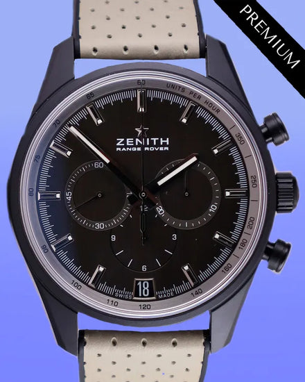 Zenith El Primero Chronomaster "Range Rover" S.E. 42MM Grey Dial Leather Strap (24.2040.400/27.R797)