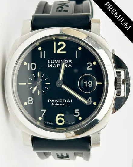 2014 Panerai Luminor Marina L.E. 44MM Black Dial Rubber Strap (PAM00164)