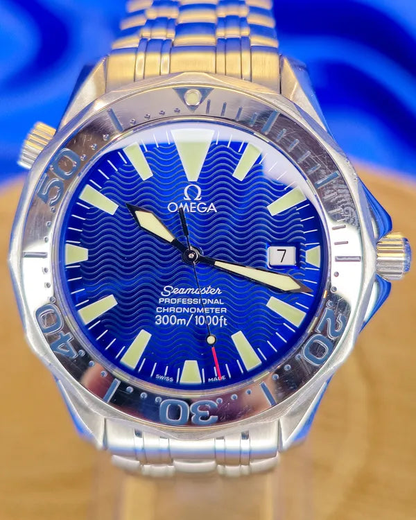 Omega Seamaster 41.5MM Blue Dial Titanium Bracelet (2231.80.00)