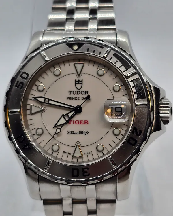 Tudor Hydronaut Tiger Edition 40MM Black Dial Steel Bracelet (89190)