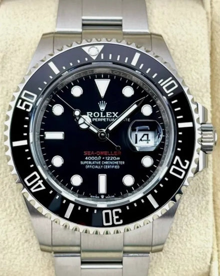 2022 Rolex Sea-Dweller 43MM Black Dial Oyster Bracelet (126600)