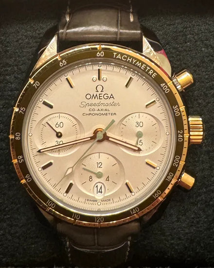 2020 Omega Speedmaster 38MM Silver Dial Leather Strap (324.23.38.50.02.001)