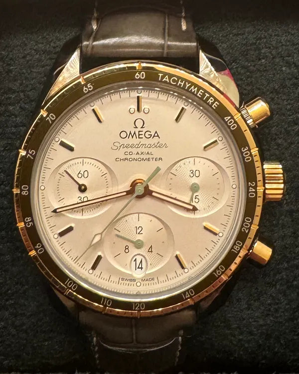 2020 Omega Speedmaster 38MM Silver Dial Leather Strap (324.23.38.50.02.001)