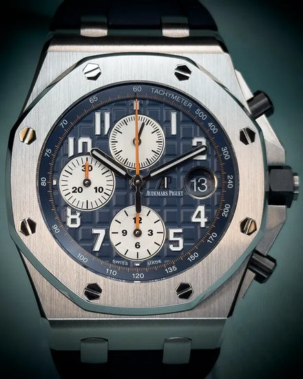 2017 Audemars Piguet Royal Oak Offshore 42MM Blue Dial Rubber Strap (26470ST.OO.A027CA.01)