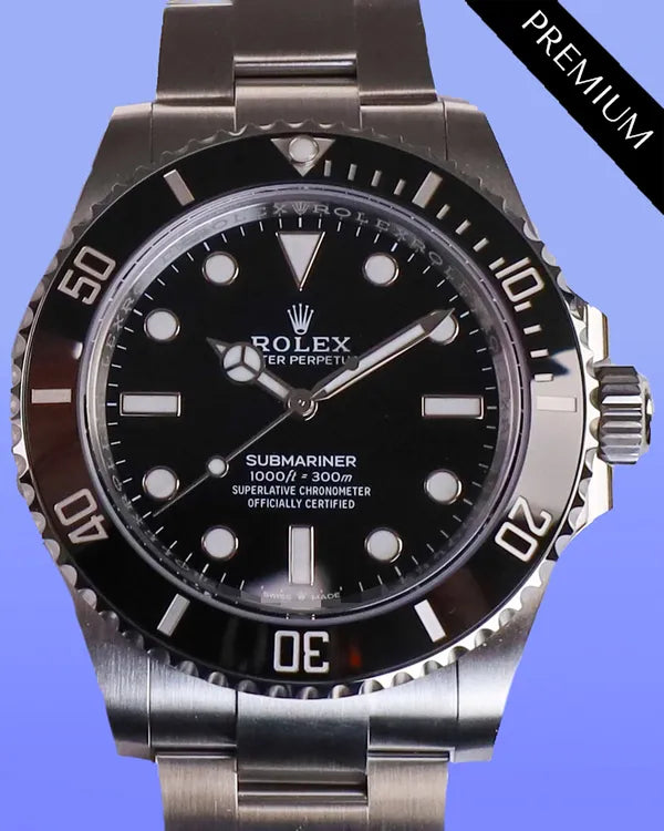 2025 Rolex Submariner No-Date 41MM Black Dial Oyster Bracelet (124060)