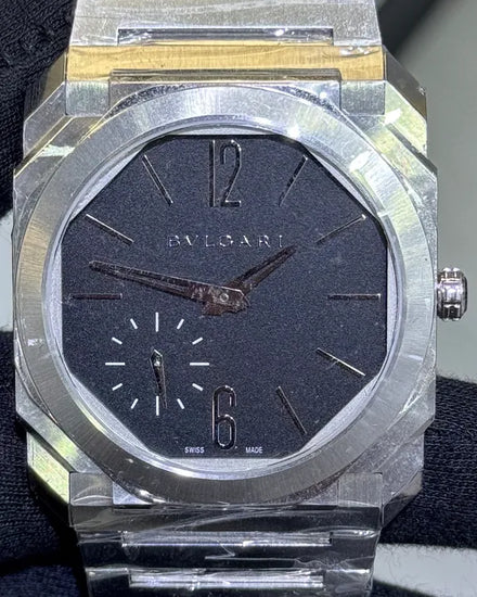 2020 Bvlgari Octo Finissimo 40MM Black Dial Steel Bracelet (103297)