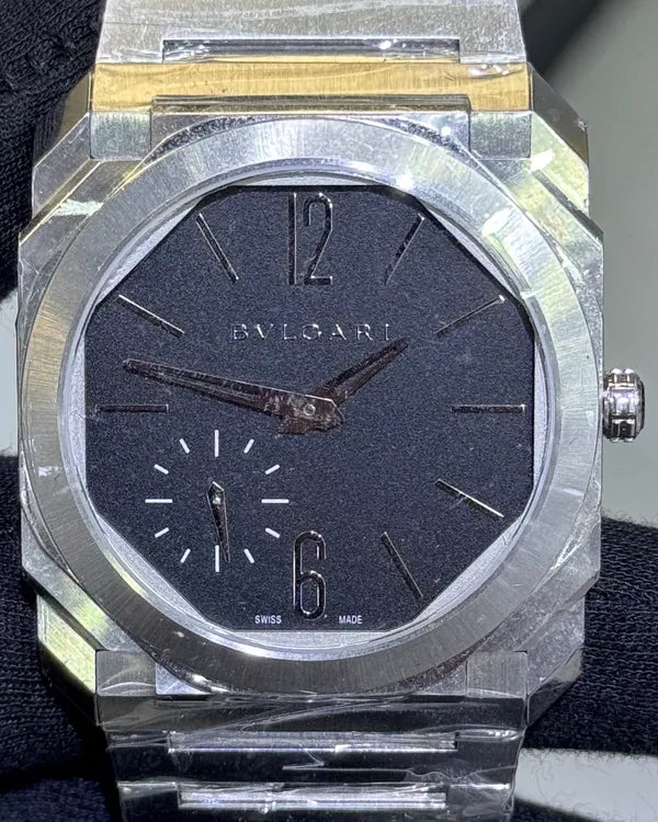 2020 Bvlgari Octo Finissimo 40MM Black Dial Steel Bracelet (103297)