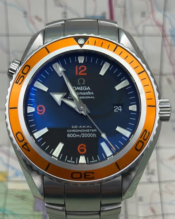 Omega Seamaster Planet Ocean 600M 45.5MM Black Dial Steel Bracelet (2208.50.00)