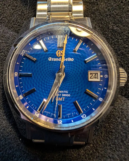 2023 Grand Seiko Heritage Collection L. E. "Blue Peacock" 40MM Blue Dial Steel Bracelet (SBGJ261)