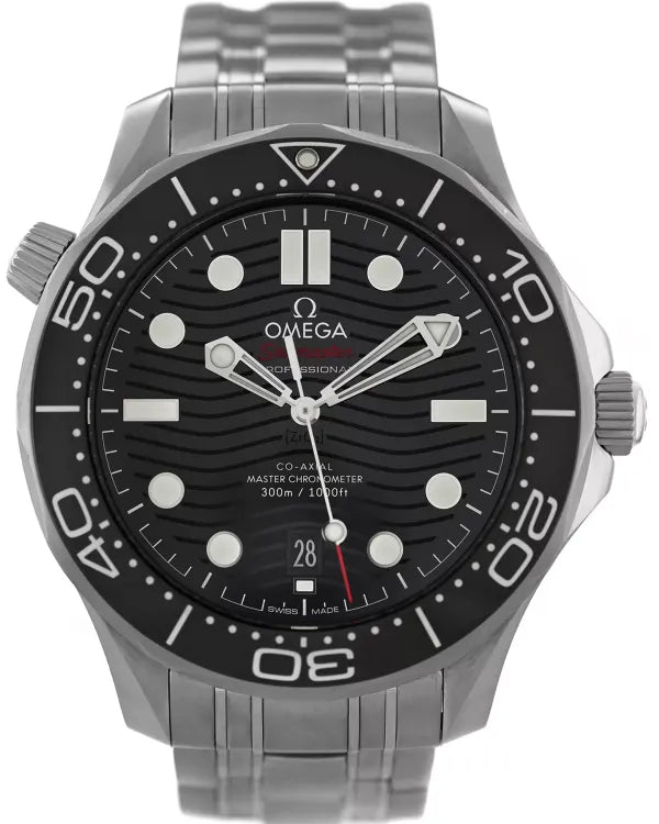Omega Seamaster Diver 300M 42MM Black Dial Steel Bracelet (210.30.42.20.01.001)