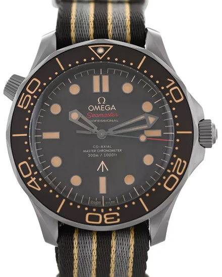 2024 Omega Seamaster Diver 300M "007 Edition" 42MM Brown Dial Textile Strap (210.92.42.20.01.001)
