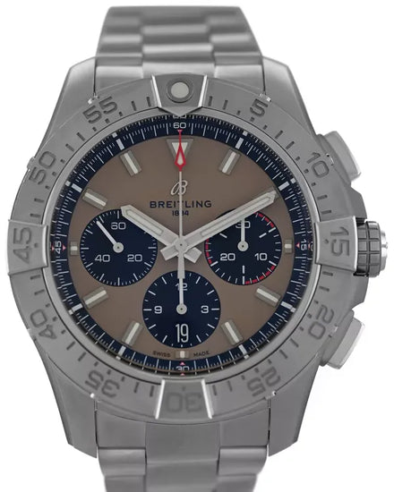 Breitling Avenger B01 Chronograph 44MM Brown Dial Steel Bracelet (AB0147101A1A1)