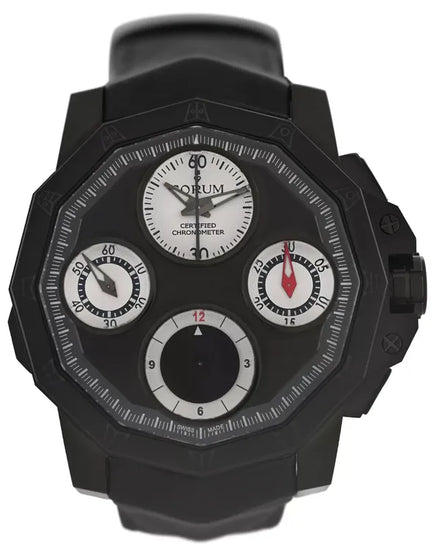 Corum Admiral's Cup AC-One Seafender Chrono L.E. 48MM Black Dial Leather Strap (987.980.95/0061-AK04)