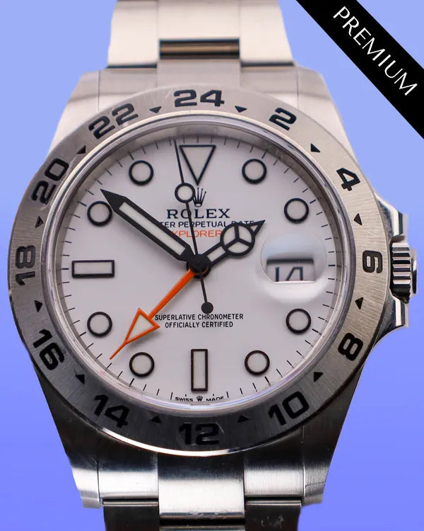 2023 Rolex Explorer II "Polar" 42MM White Dial Oyster Bracelet (226570)