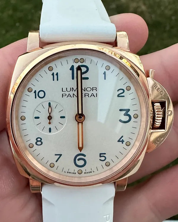 2023 Panerai Luminor Due 3 Days 42MM White Dial Rubber Strap (PAM00741)