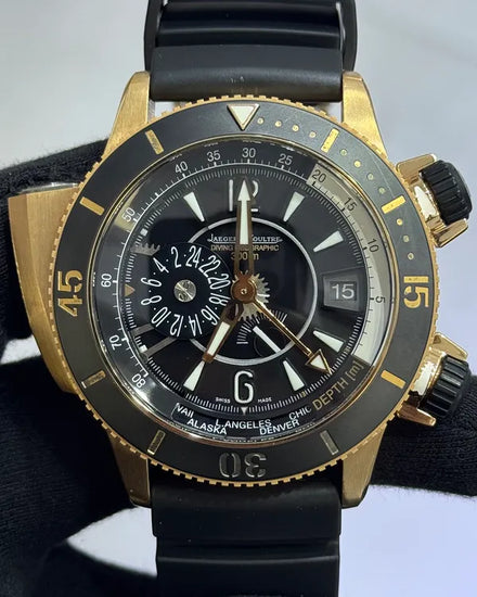 Jaeger-LeCoultre Master Compressor Diving Pro Geographic Navy SEAL's L.E. 46MM Black Dial Rubber Strap (Q1852670)