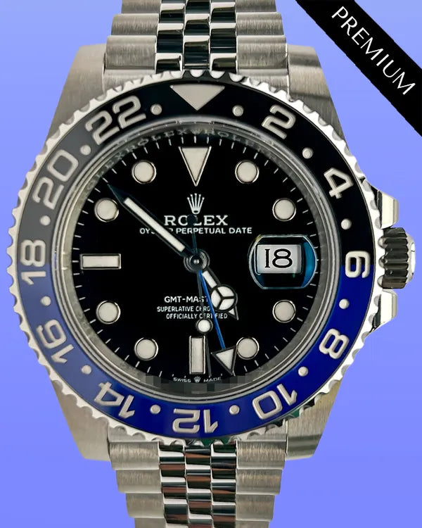 2025 Rolex GMT-Master II "Batgirl" 40MM Black Dial Jubilee Bracelet (126710BLNR)