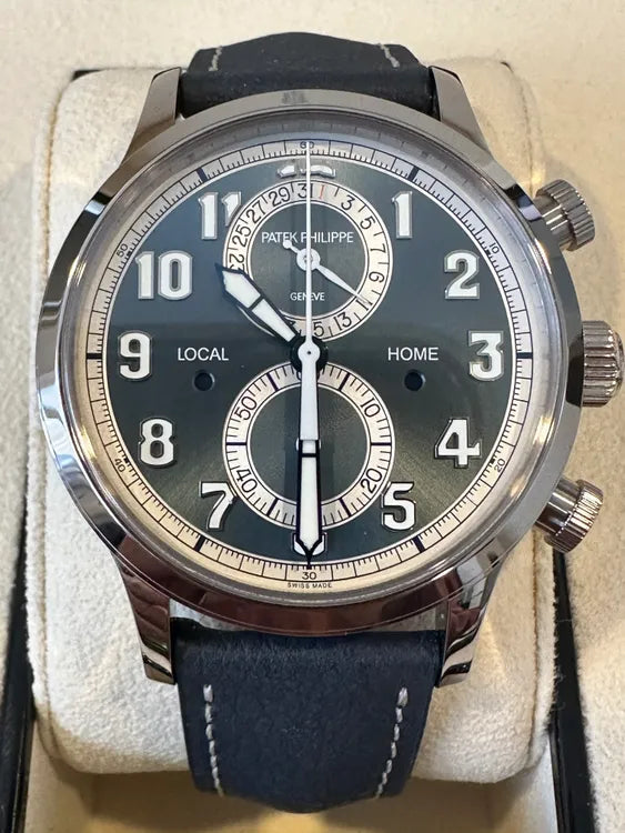 2023 Patek Philippe Complications 42MM Blue Dial Leather Strap (5924G-001)