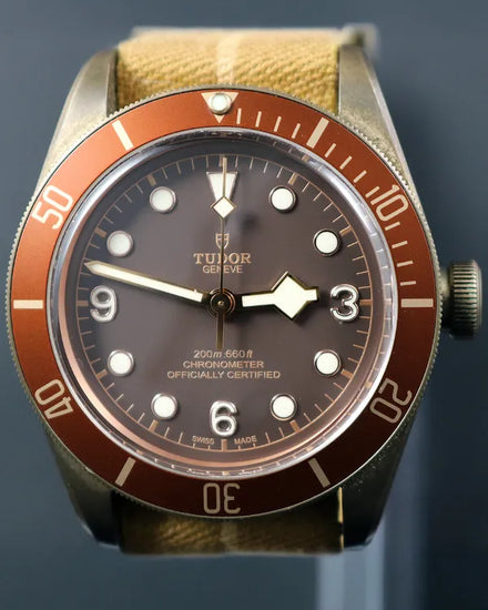 Tudor Black Bay Bronze 43MM Brown Dial Textile Strap (79250BM)
