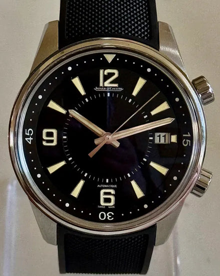 2021 Jaeger-LeCoultre Polaris 42MM Black Dial Rubber Strap (Q9068670)