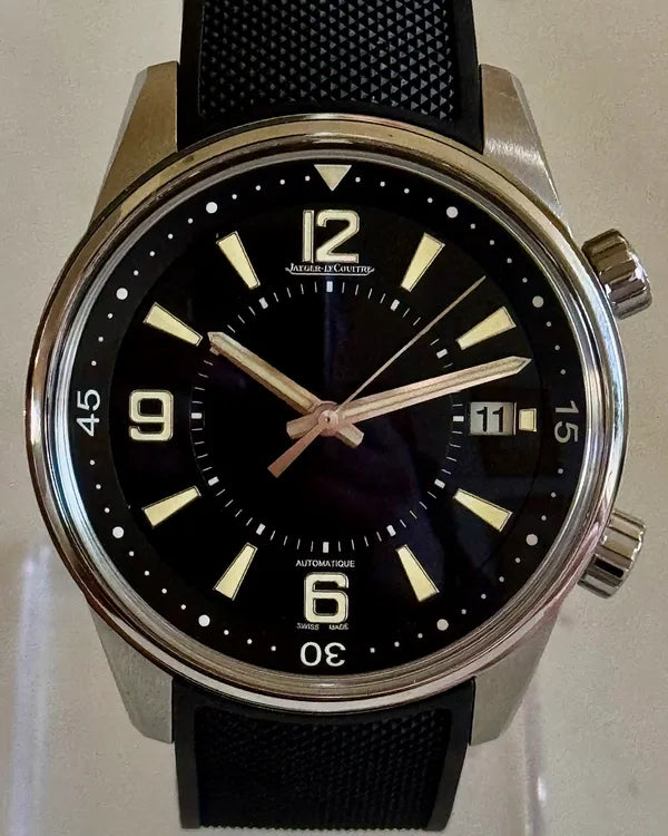2021 Jaeger-LeCoultre Polaris 42MM Black Dial Rubber Strap (Q9068670)
