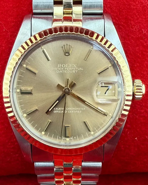 Rolex Datejust 31MM Champagne Dial Two-Tone Jubilee Bracelet (6827)
