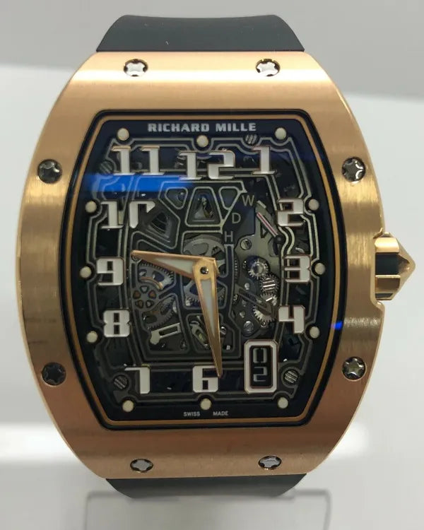 2017 Richard Mille RM 67 47.5MM Skeleton Dial Rubber Strap (RM 67-01 RG)