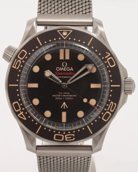 Omega Seamaster Diver 300M "007 Edition" 42MM Brown Dial Titanium Bracelet (210.90.42.20.01.001)